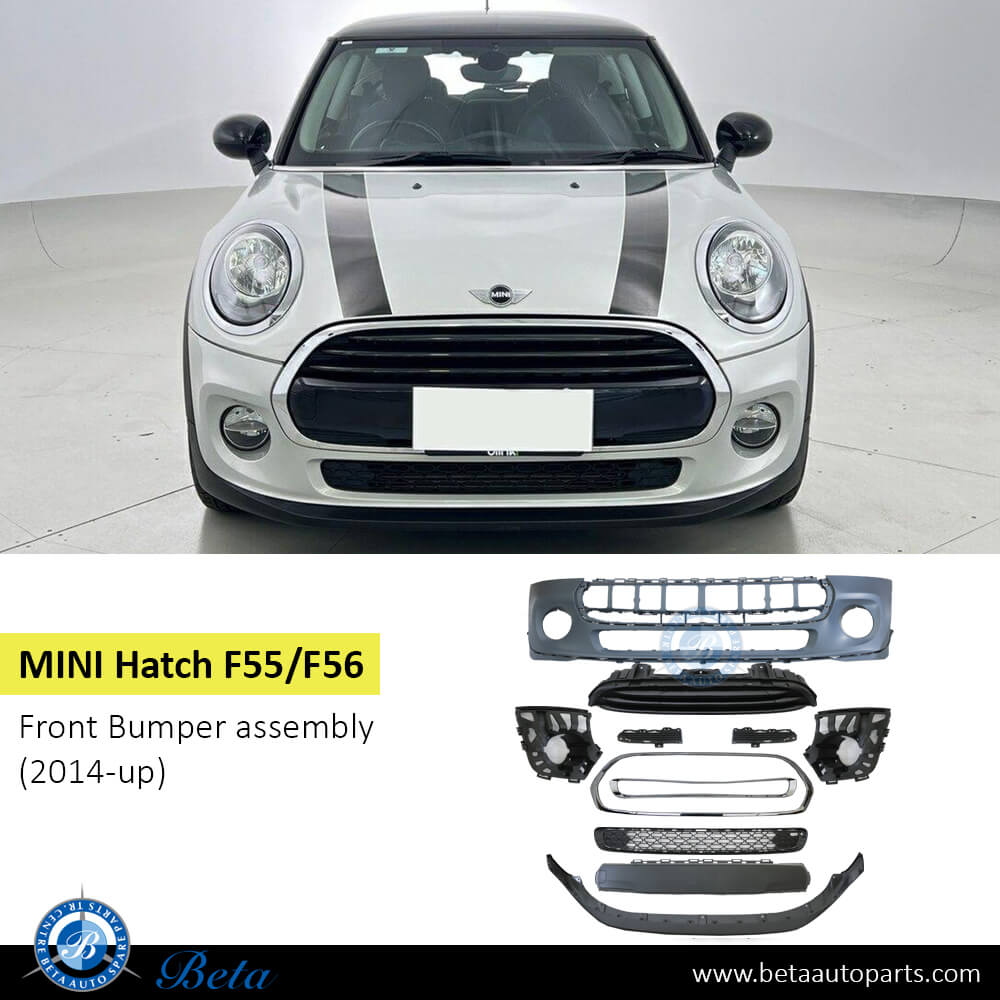 Mini Hatch F55 / F56 (2014-2020), Front Bumper , China, 51117379432 Mini Hatch F55 / F56 (2014-2020), Front Bumper , China, 51117379432